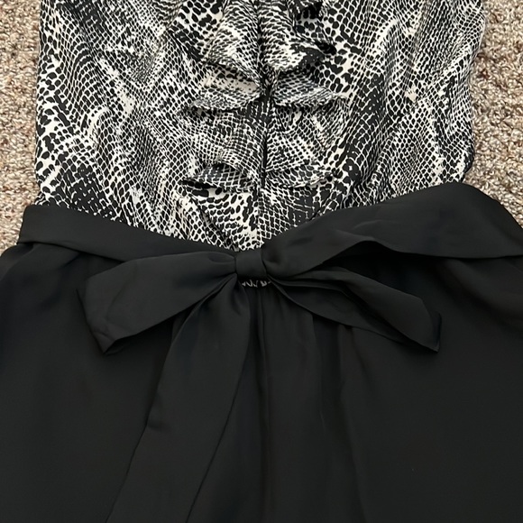 Snake print Express strapless romper - Picture 3 of 5